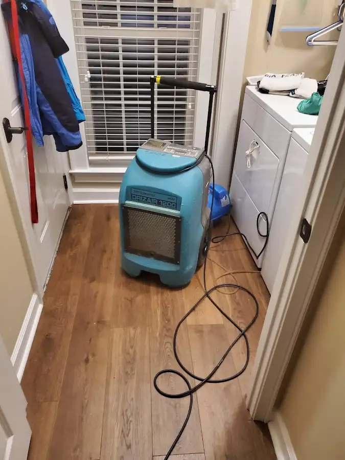 Commercial dehumidifier deployed for Flood Damage Cleanup in Nephi