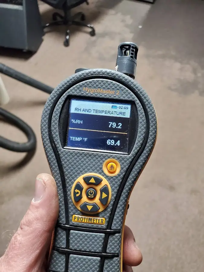 Moisture meter humidity assessment for Fire & Smoke Damage Restoration in Nephi